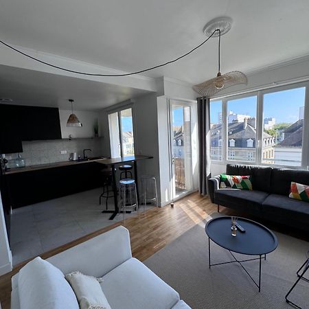 Charmant Appartement T3 Avec Balcon, Centre-Ville Lorient Exterior foto